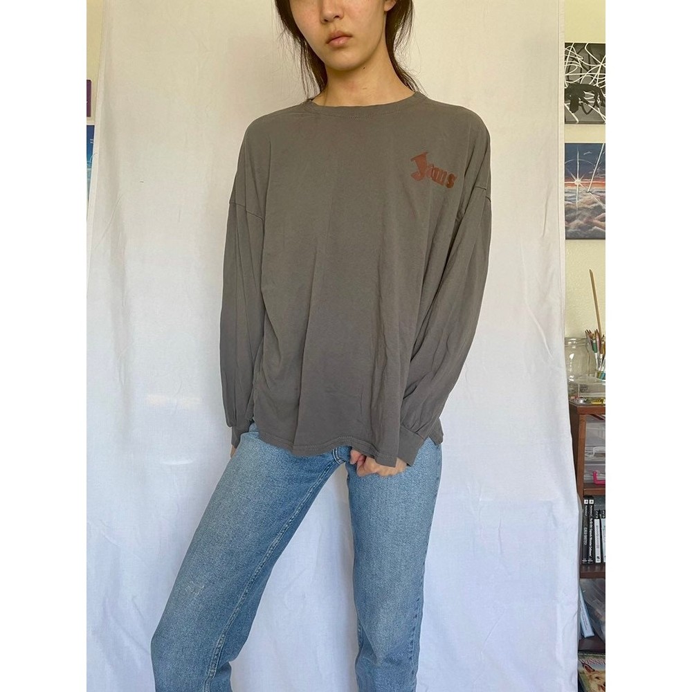 Gray Long Sleeve Shirt
